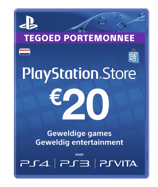 Top 10 Top 10 PS Vita: Sony PlayStation Network Voucher Card 20 Euro Nederland - PS4 + PS3 + PS Vita + PSN