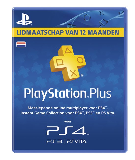 Top 10 Top 10 PS Vita: Sony PlayStation Plus Abonnement 365 Dagen - Nederland (PS4 + PS3 + PS Vita + PSN)