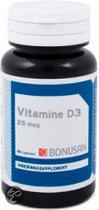 Top 10 Top 10 voedingssupplementen en vitamines: Bonusan Vitamine D3 25 mcg - 90 Capsules - Vitaminen