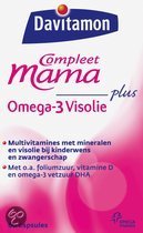 Top 10 Top 10 voedingssupplementen en vitamines: Davitamon Compleet Mama + Visolie - 60 Capsules - Multivitamine