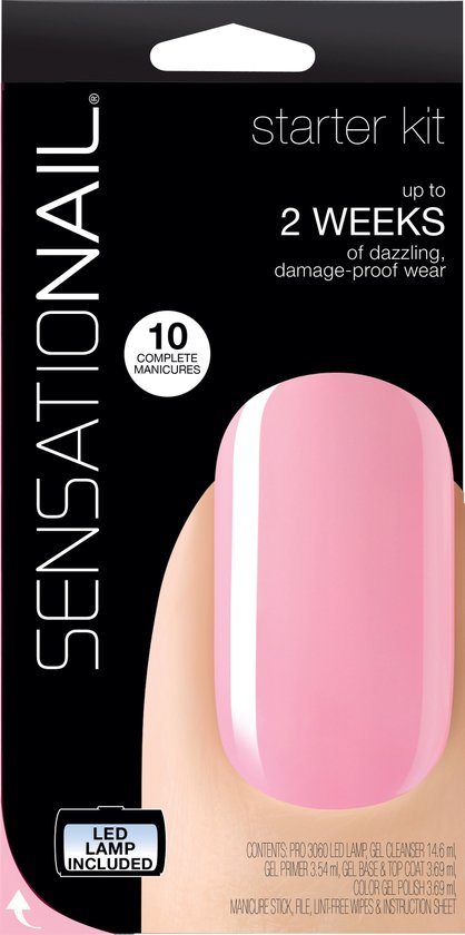 Top 10 Top 10 Nagels: Sensationail Starter kit - Pink Chiffon - Gel nagellak