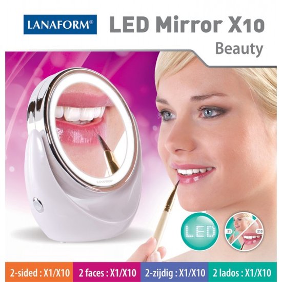 Top 10 Top 10 Make-upaccessoires: LED Mirror X10 - Make-up Spiegel