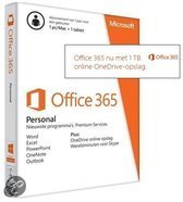 Top 10 Top 10 Software: Microsoft Office 365 Personal - Nederlands / 32-bit/64-bit / 1 gebruiker / 1 apparaat / 1 jaar / Productcode zonder DVD