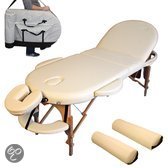 Top 10 Top 10 massage tafels en stoelen: Reiki Massagetafel ovaal + 2 rolkussen + draagtas 400193