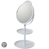 Top 10 Top 10 staande spiegels: Barok - Make-up spiegel - Wit - 17,5x46 cm