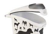 Top 10 Top 10 voer en drinkbakken voor honden: Curver voedselcontainer - Silhouette - voor de hond - 15 liter