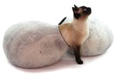Top 10 Top 10 kattenmanden en katten kussens: Kivikis Chill-out Cat Cave - Wit