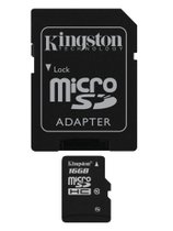 Top 10 Top 10 beste verkochte geheugenkaarten: Kingston microSD kaart 16 GB