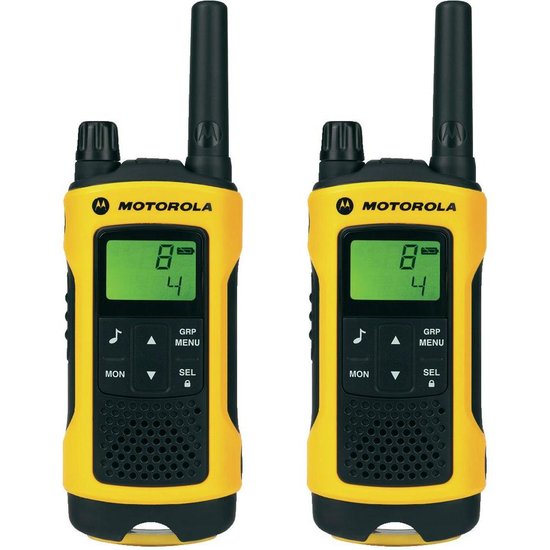 Top 10 Top 10 walkie talkies en portofoons: Motorola TLKR T80EX - Walkie talkie met koffer