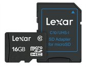 Top 10 Top 10 beste verkochte geheugenkaarten: Lexar Mobile MicroSD kaart 16GB met SD adapter