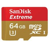 Top 10 Top 10 beste verkochte geheugenkaarten: Sandisk Extreme MicroSD64GB 90MB/s CL10