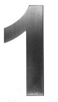 Top 10 Top 10 huisnummer bordjes: Inox huisnummer 7cm - cijfer 1