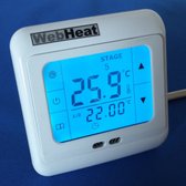 Top 10 Top 10 beste vloerverwarming + thermostaten: Elektrische Vloerverwarming set WebHeat Control Smart Touch (inbouw touch klokthermostaat)