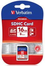 Top 10 Top 10 beste Compact Flash Kaarten 2017: Verbatim SDHC kaart 16GB Class 10