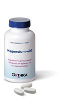 Top 10 Top 10 beste voedingssupplementen 2017: Orthica - Magnesium 400 -  voedingssupplementen - 120 Tabletten - Mineralen