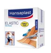 Top 10 Top 10 beste pleisters 2017: Hansaplast Elastic family pack - 5 m x 6 cm - Pleisters