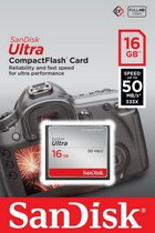 Top 10 Top 10 beste Compact Flash Kaarten 2017: Sandisk Ultra CompactFlash kaart 16 GB