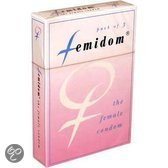 Top 10 Top 10 beste vrouwencondooms 2017: Femidom Vrouwencondooms - 3 stuks - Condooms