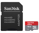 Top 10 Top 10 beste micro SD kaarten 2017: SanDisk Ultra Micro SD Kaart - 16GB - Met Adapter