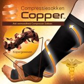 Top 10 Top 10 beste steun- en Compressiezwachtels 2017: DisQounts Compressiekousen Copper - L/XL