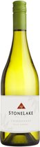 Top 10 Top 10 bestverkochte witte wijn van 2018: Stonelake Chardonnay - Chardonnay - Droge Witte Wijn - 1 x 75 cl