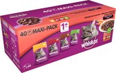 Top 10 Top 10 best verkochte kattenvoer (2020): Whiskas 1+ Adult Voordeelpak Maaltijdzakjes - Classic in Saus - Kattenvoer - 40 x 100 g