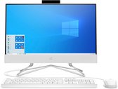 Top 10 Top 10 meest verkochte All-in-One PC's (2020): HP 24-df0007nd - All-in-One Desktop - 24 inch - Wit