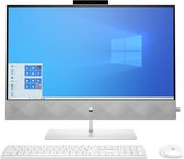 Top 10 Top 10 meest verkochte All-in-One PC's (2020): HP Pavilion 27-d0001nd - Intel Core i5 (10th gen) - 8 GB - 1256 GB HDD+SSD - Alles-in-één-PC - Wit