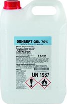 Top 10 Top 10 beste desinfectiemiddelen (2021): Denteck Densept Gel 70% - Desinfecterende handgel 5L navulling