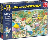 Top 10 Top 10 beste legpuzzels (2021): Jan van Haasteren Kamperen in het Bos puzzel - 2000 stukjes