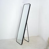 Top 10 Top 10 beste staande spiegels (2021): Fragix Alux Passpiegel staand/hangend - Zwart - Aluminium - 160x40