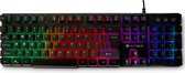 Top 10 Top 10 beste toetsenborden (2021): Silvergear Gaming Toetsenbord met RGB LED Verlichting - QWERTY - Bedraad - Zwart