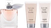 Top 10 Top 10 beste parfum geschenksets (2021): Lancôme (public) La Vie est Belle parfumerie en bad set Vrouwen 3 stuk(s)