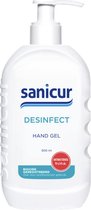 Top 10 Top 10 beste desinfectiemiddelen (2021): Desinfecterende Handgel - 1x 500ML SANICUR - Handen wassen zonder zeep! 70% Alcohol (gecertificeerd)